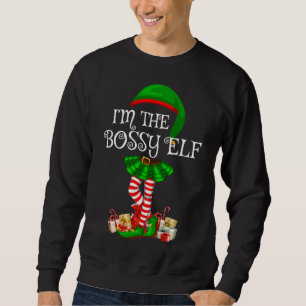 Moletom Família Correspondente, sou o Natal do Elfo Bossy