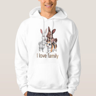 Moletom Família de coelhos
