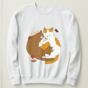 Moletom Família De Gatos Bonitos