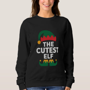Moletom Família de Natal Combinando com o Elfo Mais Fofo