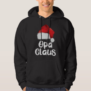 Moletom Família de Natal Opa Claus Correspondendo Santa Ha