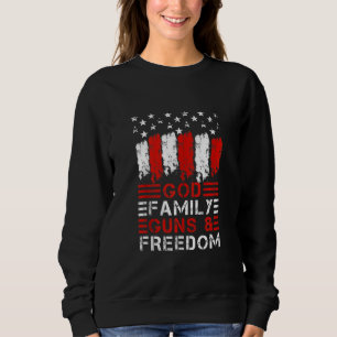 Moletom Família Deus Armas e Liberdade Pro Armas segundo d