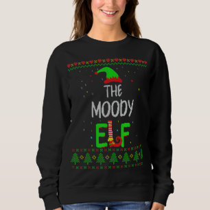Moletom Família Moody Elf Correspondendo Feia Doce Natal P