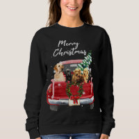 Família Truck Christmas Pajama do labrador