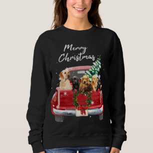 Moletom Família Truck Christmas Pajama do labrador