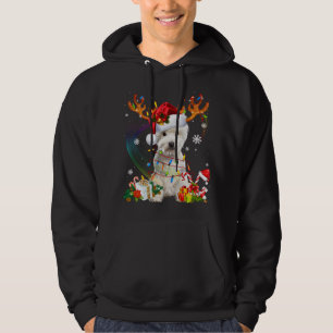 Moletom Família Westie Reindeer Correspondendo aos pijamas