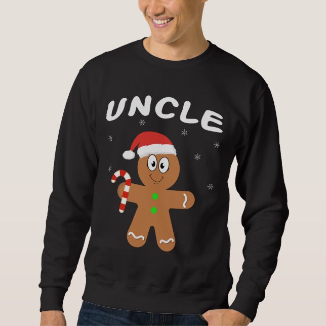 Moletom Famílias De Fatos De Natal Combinados Uncl (Frente)
