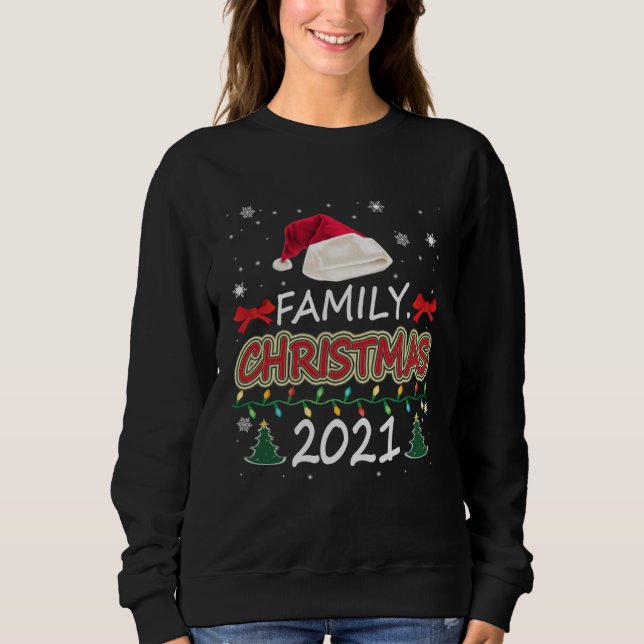 Moletom Family Christmas 2021 Matching Family Squad Santa (Frente)