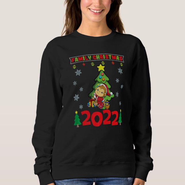 Moletom Family Christmas 2022 Funny Matching Xmas Lover Pr (Frente)