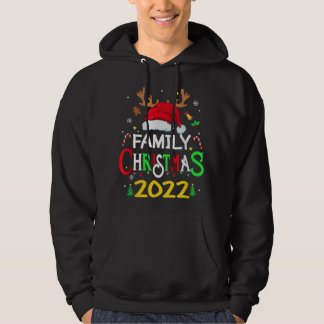 Moletom Family Christmas 2022 Squad Santa Matching Reindee