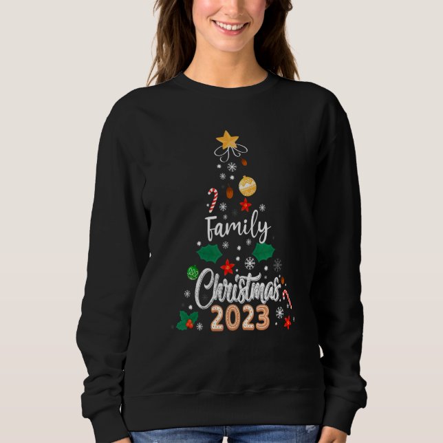 Moletom Family Christmas 2023 Matching  Squad Santa Elf  6 (Frente)
