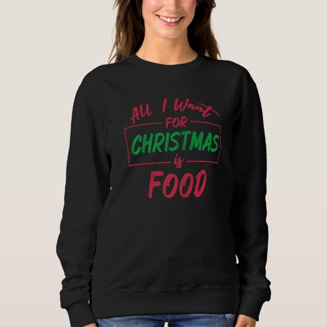 Moletom Family Christmas Pajama Saying For Holiday Food    (Frente)