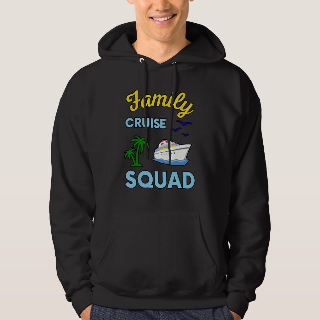 Moletom Family Cruise Squad Ship Boat Vacation Summer Vaca (Frente)