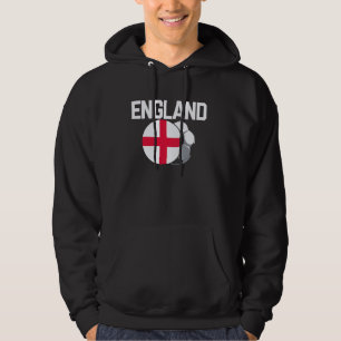 Moletom Fan de Futebol da Inglaterra UK Flag Ball G