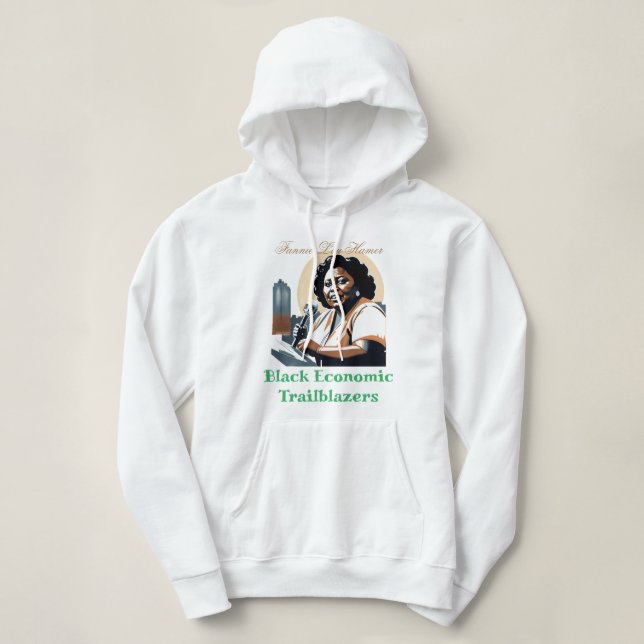 Moletom Fannie Lou Hamer - Reboques Econômicos Negros (Frente do Design)