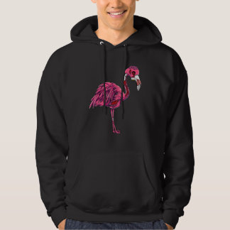 Moletom Fantasia de Flamingo Zumbi Assustador para Hallowe