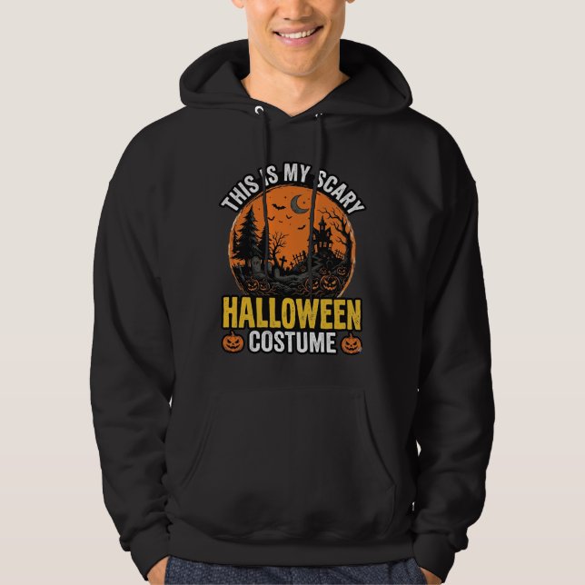 Moletom Fantasia de Halloween Assustadora Vintage (Frente)
