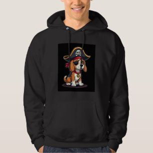 Moletom Fantasia de Pirata Beagle Bandeira Jolly Roger Cav