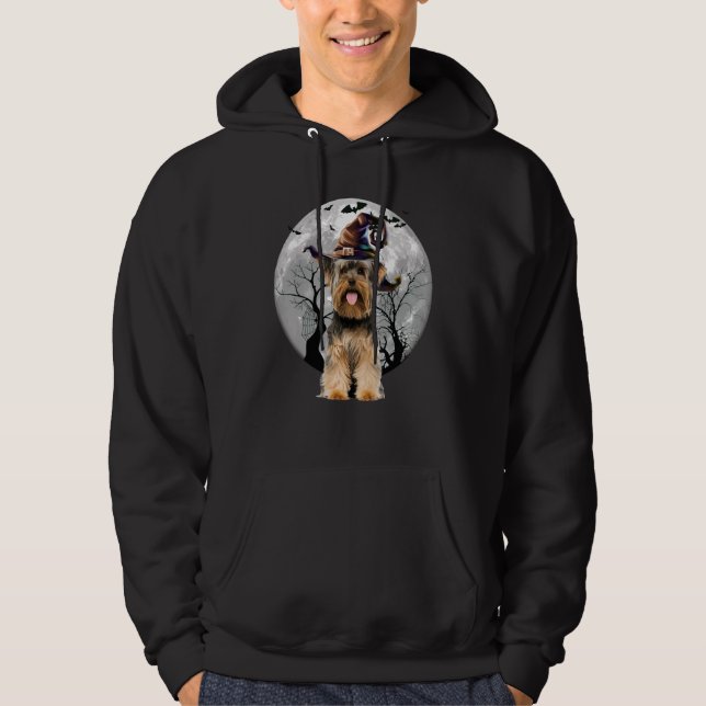 Moletom Fantasias de Halloween de Cachorro Yorkshire Terri (Frente)