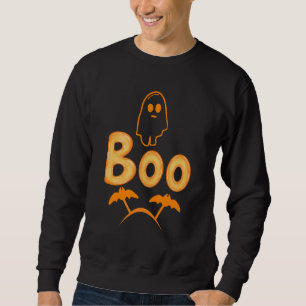 Moletom Fantasma Bonita com o Dia das Bruxas de Tipografia