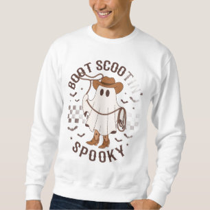 Moletom Fantasma de Cowboy Bonito Howdy Ween Ocidental Hal