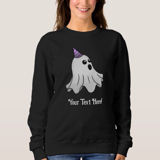 Moletom Fantasma de Halloween Encantador e Fofo (Frente)