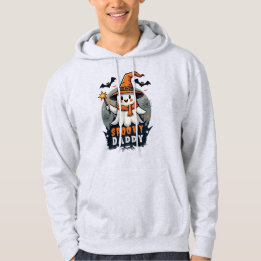 Moletom Fantasma de Halloween, Pai Spooky, Com Chapéu De B