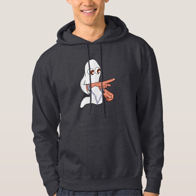 Moletom Fantasma encadeado apontando para a frente (Frente)
