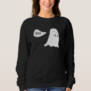 Moletom Fantasma Fofo Diz Boo Dia das Bruxas