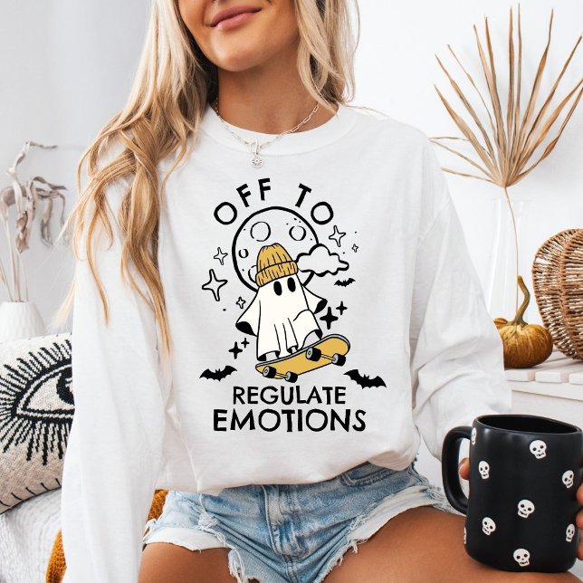 Moletom Fantasma Personalizável para Regular Emoções (Criador carregado)