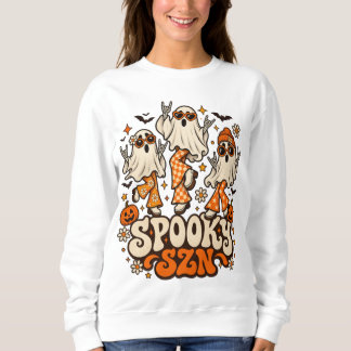 Moletom Fantasmas Retro Assustadores SZN | Desenho de Hall