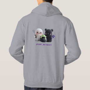 Moletom Fantasminha Mas Doce Fantasma & Urso Fofo