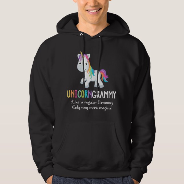 Moletom Fantástico de Unicórnio Magia Engraçado (Frente)