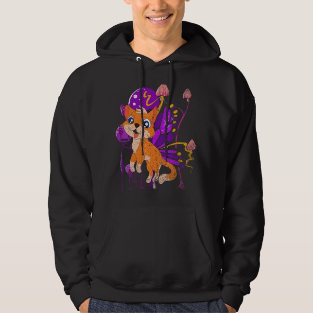 Moletom Fantasy Butterfly Gato Pet Owner Ca (Frente)