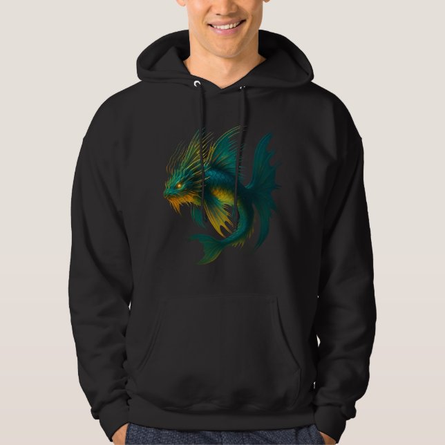 Moletom Fantasy Fish Glow Hoodie (Frente)