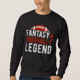 Moletom Fantasy Football Legend Flag Dad Father's Day