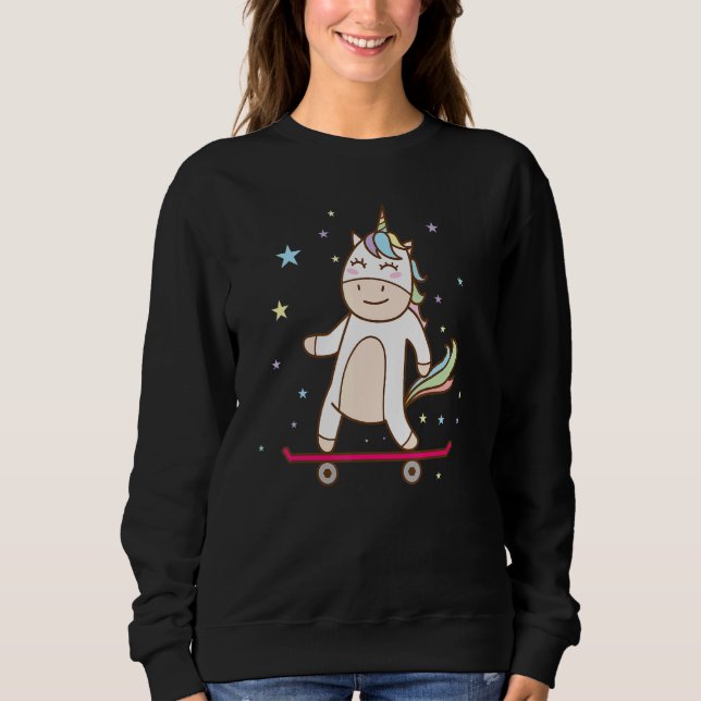 Moletom Fantasy Horse Unicorn No skate (Frente)