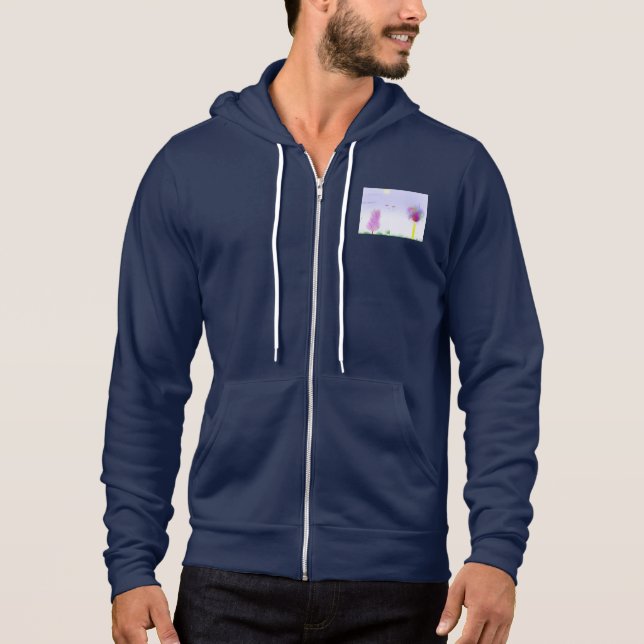 Moletom Fantasy Landscape Escape - Capuz com Zíper Masculi (Frente)
