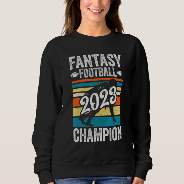 Moletom Fantasy League Champ Vencedor Fantasy Futebol Cha (Frente)