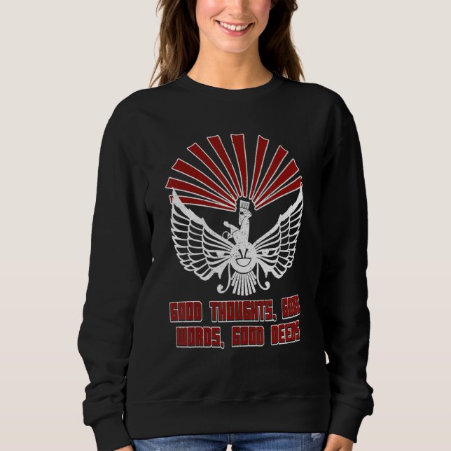 Moletom Faravahar Zoroastrianism Zarathustra Symbol philos (Frente)