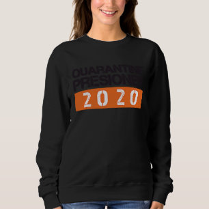 Moletom Fardamento de Preso de Quarentena Cadeia Hallowee