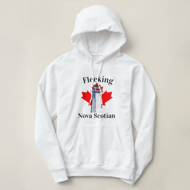 Moletom Fardo Nova Escotista Halifax Dartmouth Lighthouse (Frente do Design)
