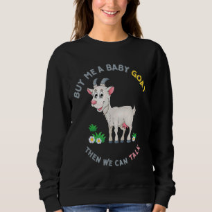 Moletom Farmer Goat Me Comprar Um Capuz Para Bebê Então Po