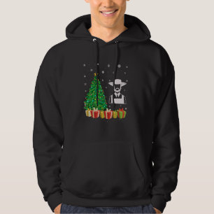 Moletom Farmer Xmas Tree Lighting Santa Hat Farmer Christe
