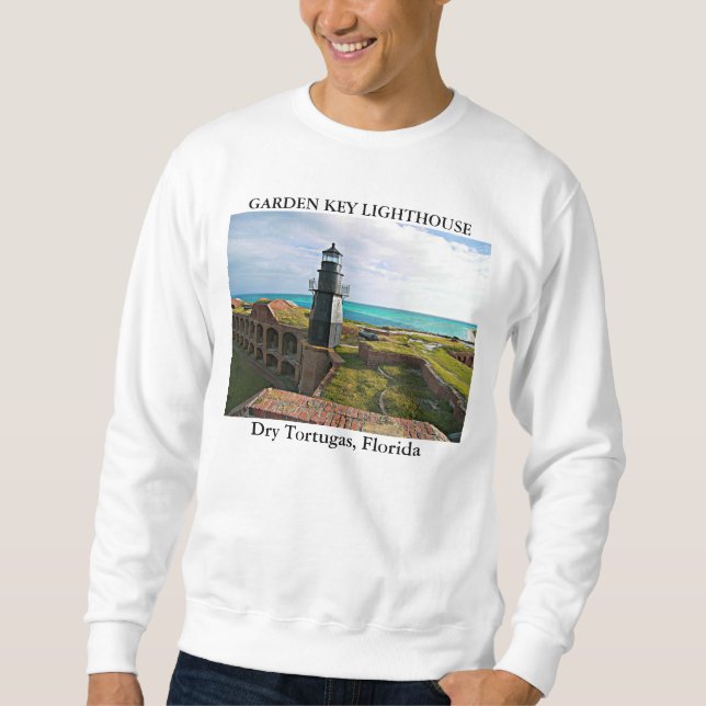 Moletom Farol-Chave do Jardim, Dry Tortugas Flórida (Frente)