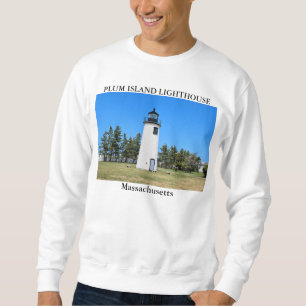 Moletom Farol da ilha da ameixa, Massachusetts