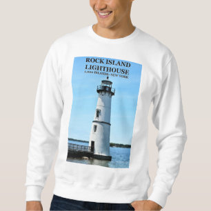Moletom Farol da ilha da rocha, camisola de New York