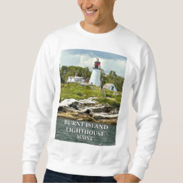 Moletom Farol da Ilha Queimada, Maine Sweatshirt