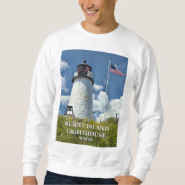 Moletom Farol da Ilha Queimada, Maine Sweatshirt