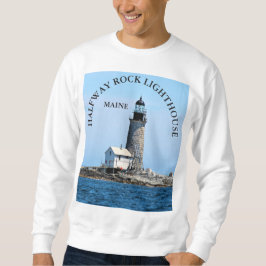 Moletom Farol de Rock de Meio Caminho, Maine Sweatshirt